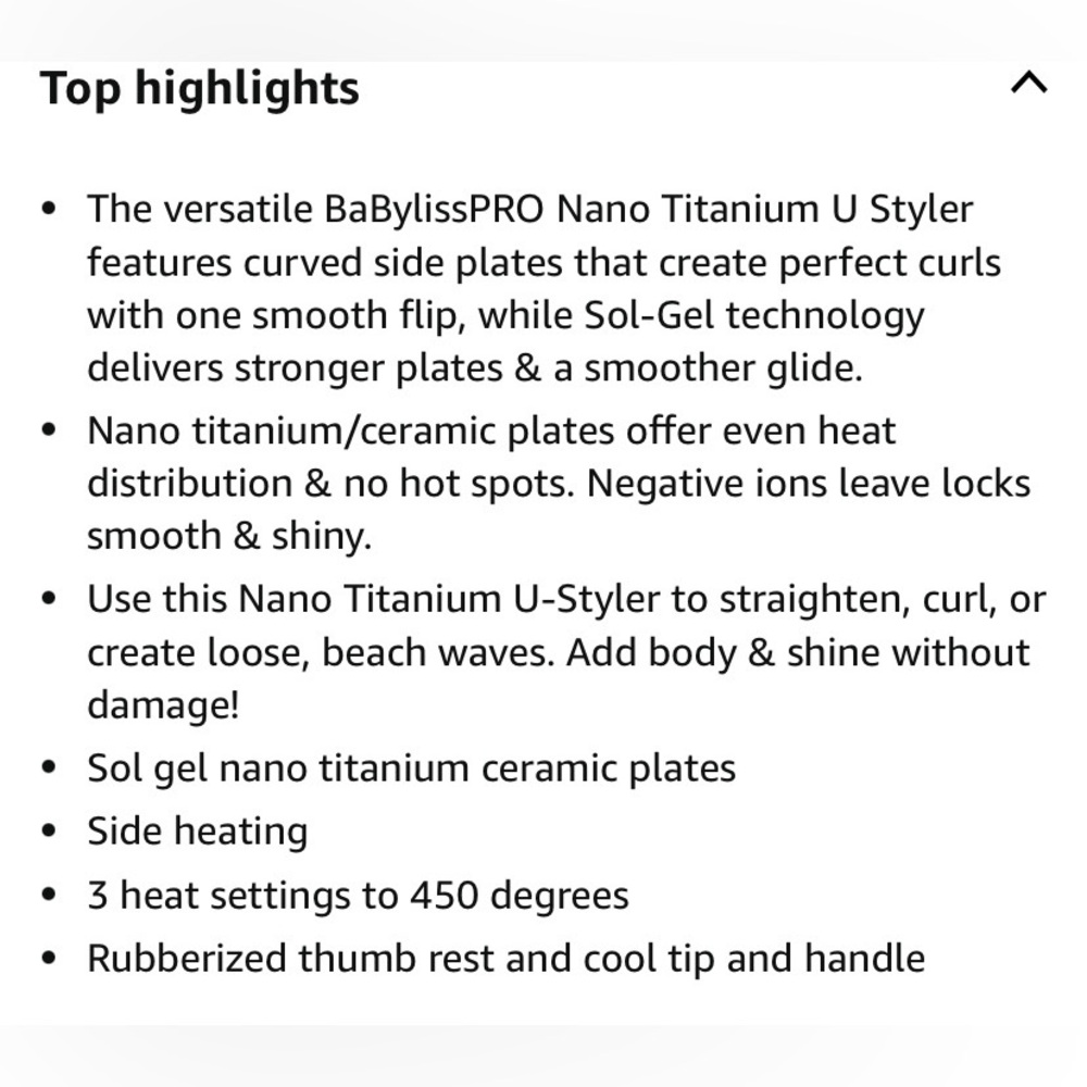 BaBylissPRO Nano Titanium U-Styler - Light Blue - Picture 8 of 12